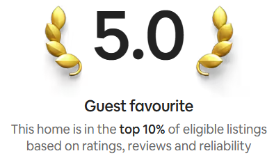 Airbnb Top 10% Guest Favourite